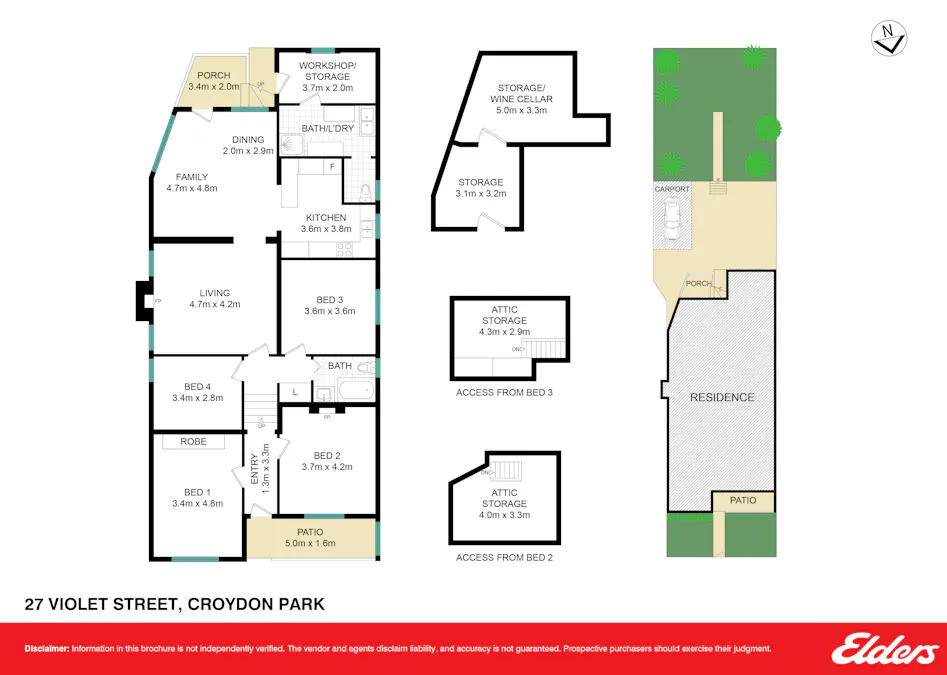 27 Violet Street, Croydon Park, NSW, 2133 - Floorplan 1