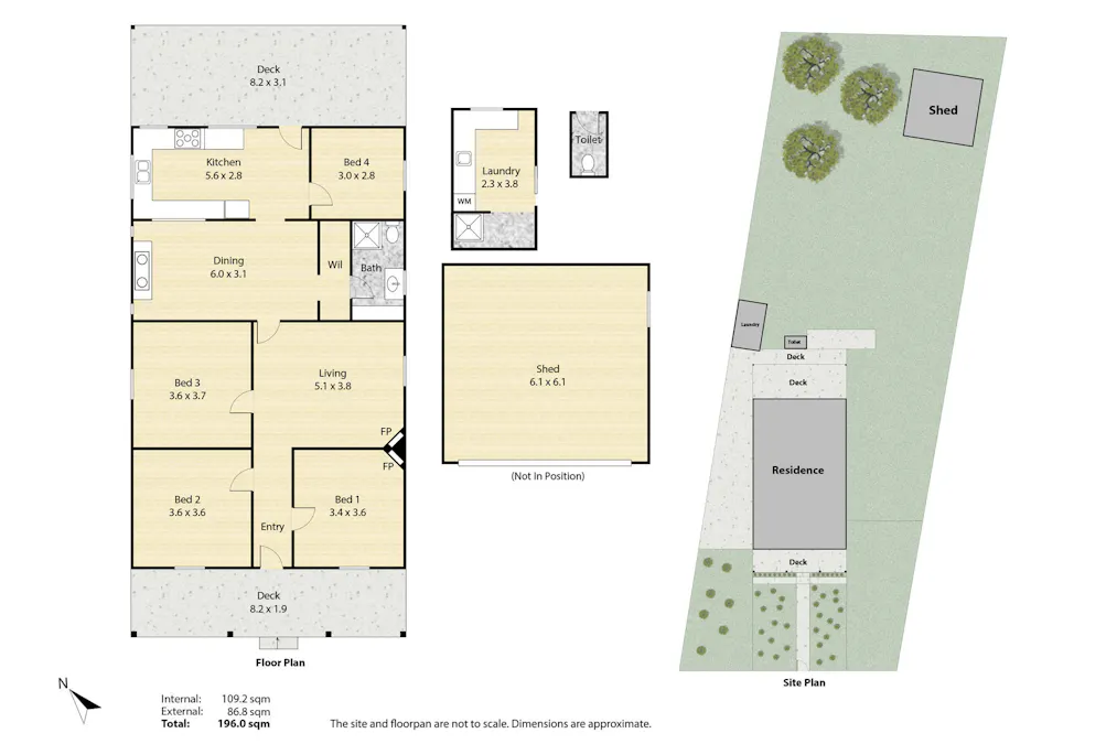 20 Newcastle Road, Northam, WA, 6401 - Floorplan 1
