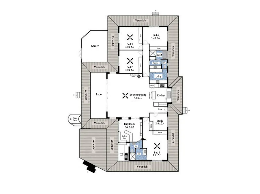 18 Tonto Road, Hay Flat, SA, 5204 - Floorplan 1
