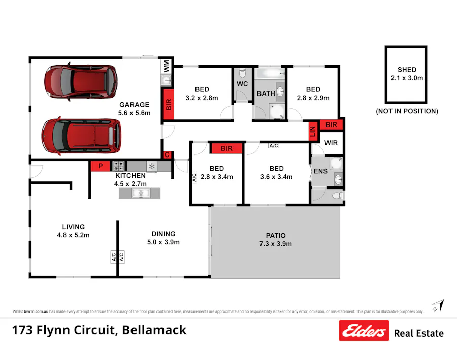 173 Flynn Circuit, Bellamack, NT, 0832 - Floorplan 1