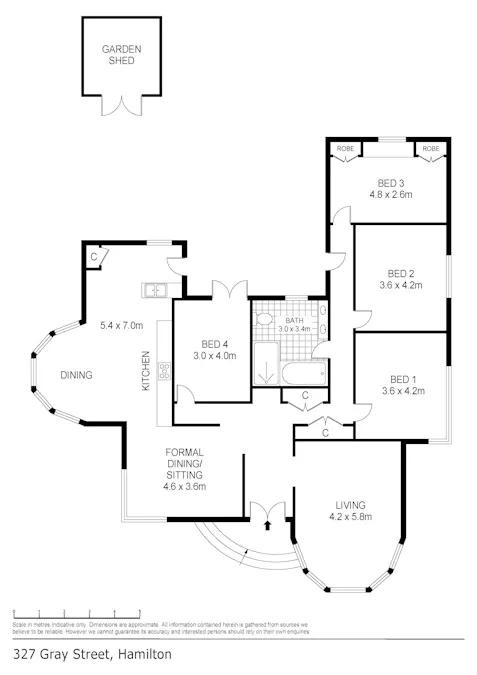 327 Gray Street, Hamilton, VIC, 3300 - Floorplan 1