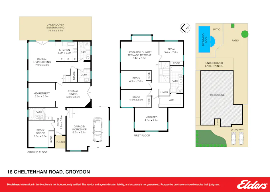 16 Cheltenham Road, Croydon, NSW, 2132 - Floorplan 1