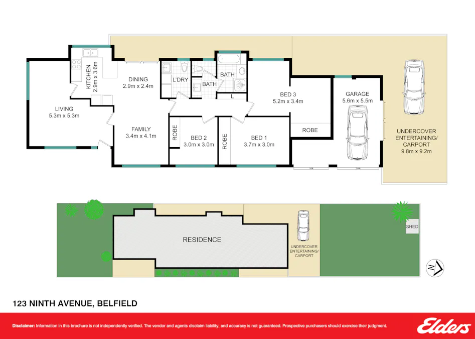 123 Ninth Avenue, Belfield, NSW, 2191 - Floorplan 1