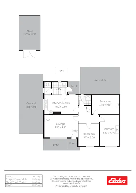 38 Jackson Avenue, Whyalla Norrie, SA, 5608 - Floorplan 1