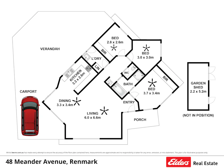 48 Meander Avenue, Renmark, SA, 5341 - Floorplan 1