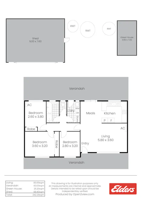 4 Grace Street, Edithburgh, SA, 5583 - Floorplan 1