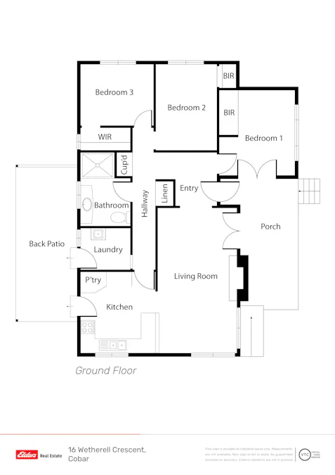 16 Wetherell Crescent, Cobar, NSW, 2835 - Floorplan 1