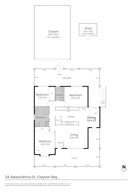 34 Alexandrina Drive, Clayton Bay, SA, 5256 - Floorplan 1