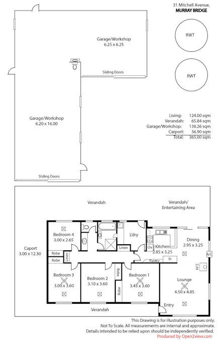 31 Mitchell Avenue, Murray Bridge East, SA, 5253 - Floorplan 1