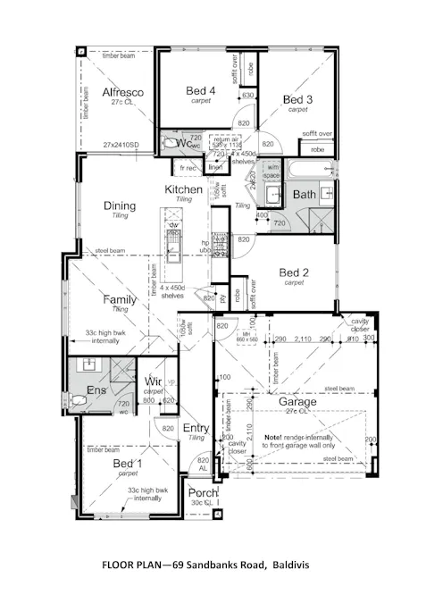 69 Sandbanks Road, Baldivis, WA, 6171 - Floorplan 1