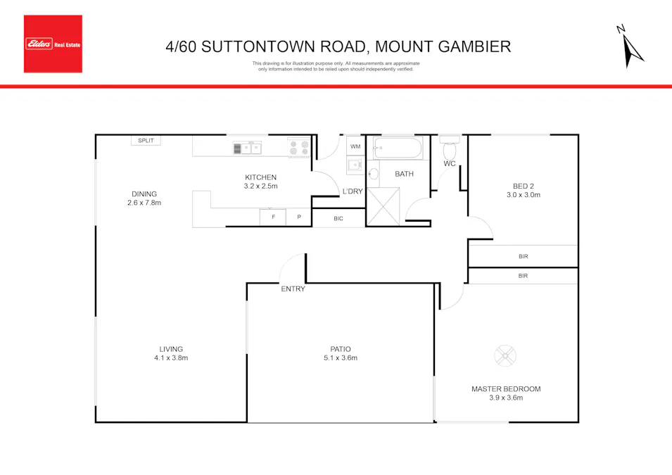 4/60 Suttontown Road, Mount Gambier, SA, 5290 - Floorplan 1