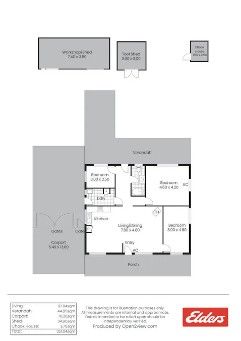 1 Fifth Street, Owen, SA, 5460 - Floorplan 1