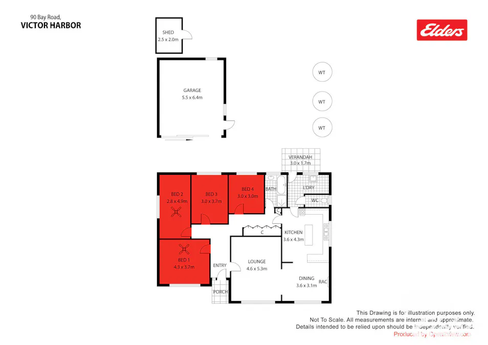 90 Bay Road, Encounter Bay, SA, 5211 - Floorplan 1