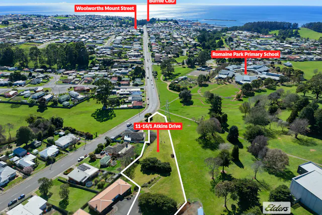 11-16/1 Atkins Drive — photo from Elders Real Estate Burnie