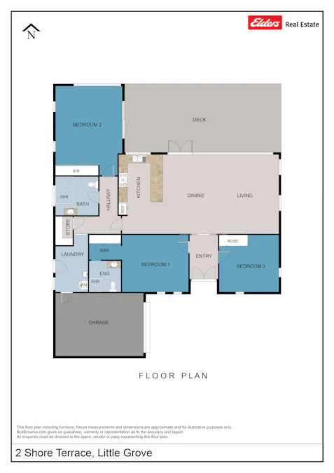 2 Shore Terrace, Little Grove, WA, 6330 - Floorplan 1