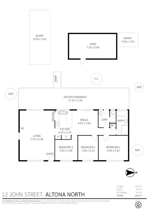 12 John Street, Altona, SA, 5351 - Floorplan 1