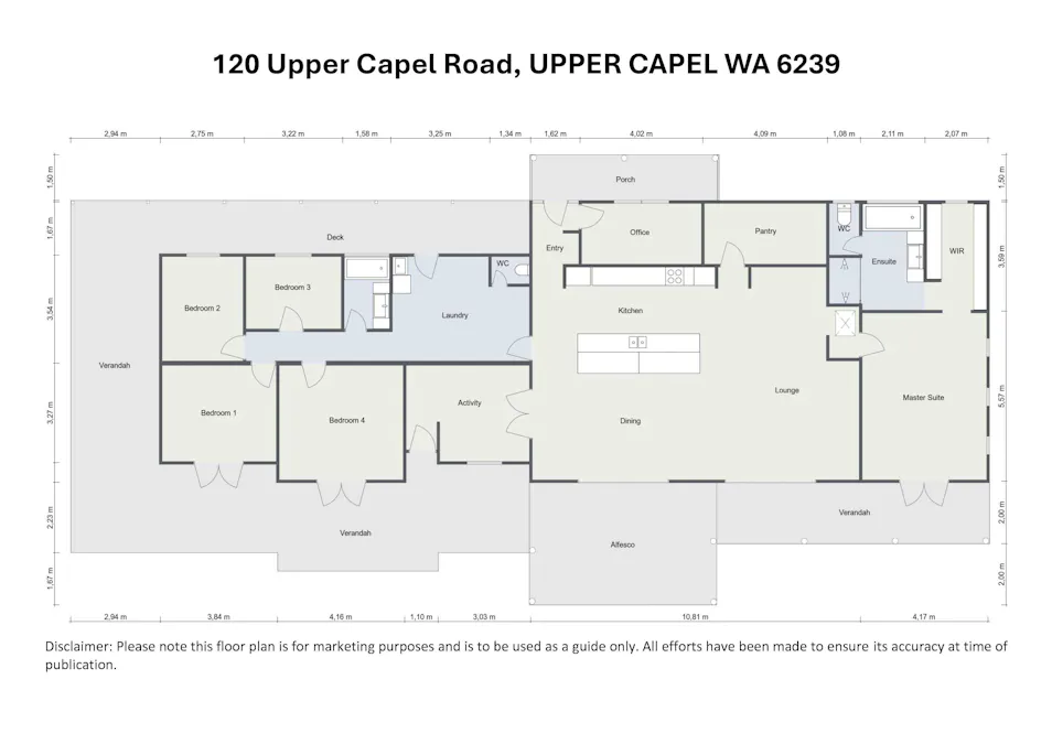 120 Upper Capel Road, Upper Capel, WA, 6239 - Floorplan 1