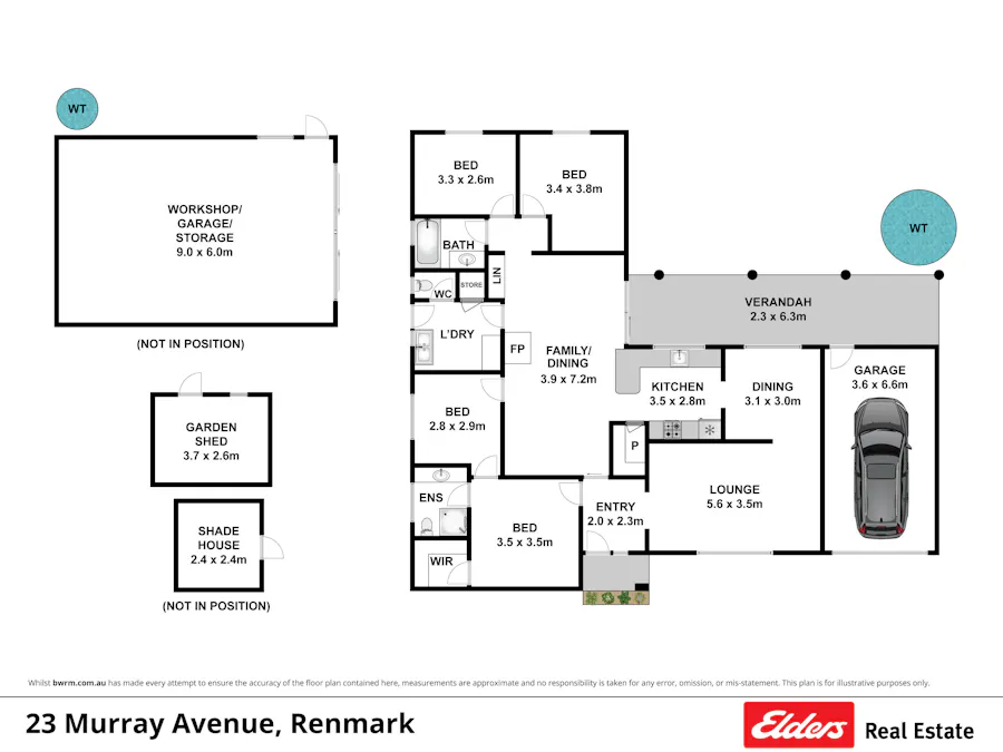 23 Murray Avenue, Renmark, SA, 5341 - Floorplan 1