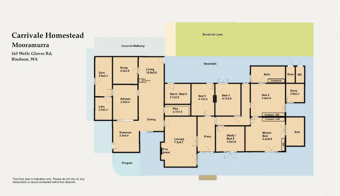 163 Wells Glover Road, Bindoon, WA, 6502 - Floorplan 1