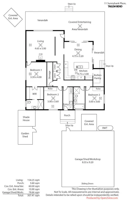 11 Sunnybank Place, Tailem Bend, SA, 5260 - Floorplan 1