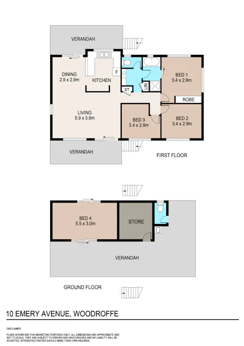 10 Emery Avenue, Woodroffe, NT, 0830 - Floorplan 1