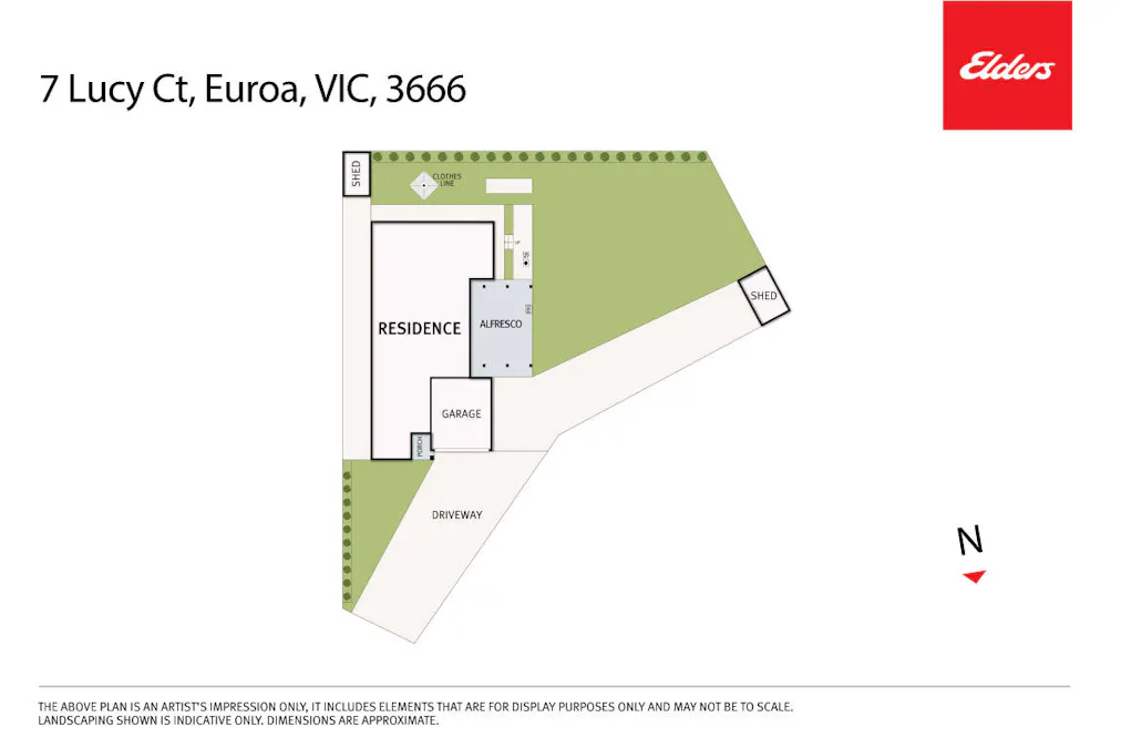 7 Lucy Court, Euroa, VIC, 3666 - Floorplan 1