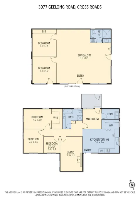 3077 Geelong Road, Cross Roads, VIC, 3373 - Floorplan 1