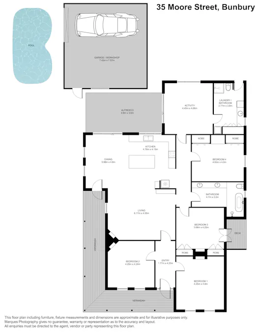 35 Moore Street, Bunbury, WA, 6230 - Floorplan 1