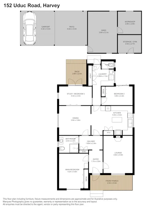 152 Uduc Road, Harvey, WA, 6220 - Floorplan 1