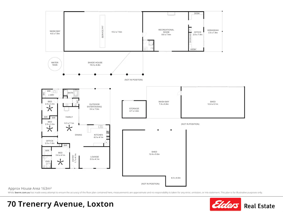 70 Trenerry Avenue, Loxton, SA, 5333 - Floorplan 1