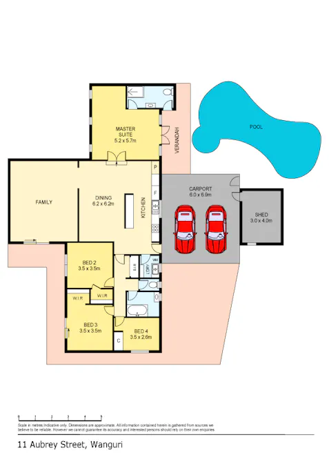11 Aubrey Street, Wanguri, NT, 0810 - Floorplan 1