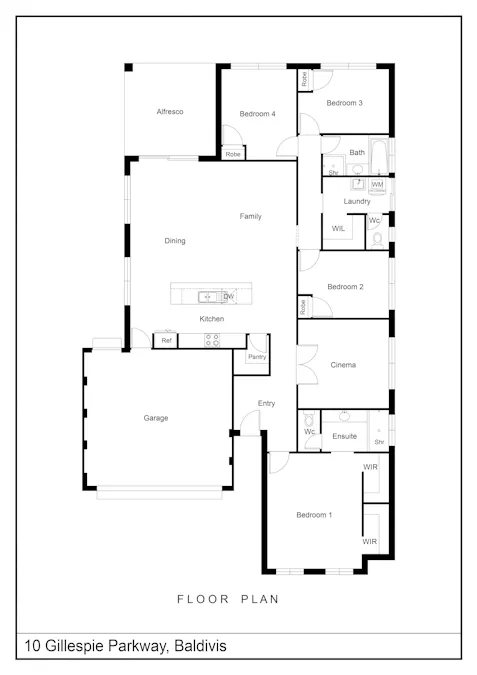 10 Gillespie Parkway, Baldivis, WA, 6171 - Floorplan 1