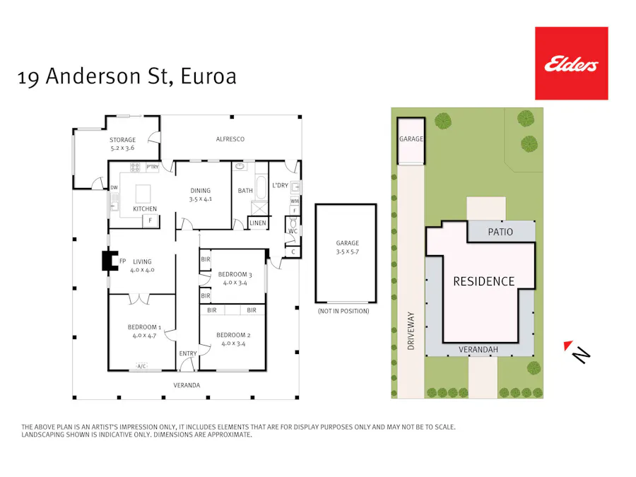 19 Anderson Street, Euroa, VIC, 3666 - Floorplan 1