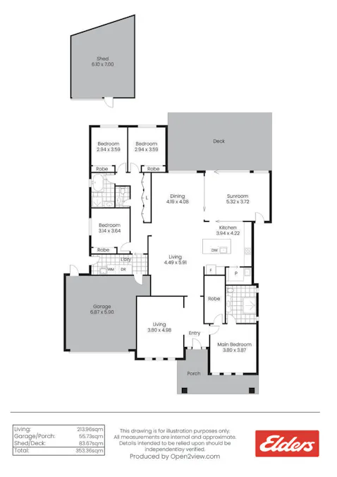 12 Woodbridge Drive, Angle Vale, SA, 5117 - Floorplan 2