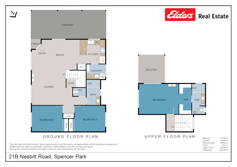 21B Nesbitt Road, Spencer Park, WA, 6330 - Floorplan 1