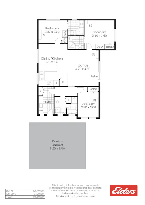 4 Barrie Robran Gate, Whyalla Norrie, SA, 5608 - Floorplan 1