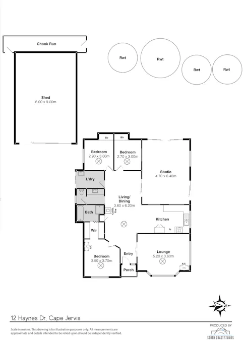 12 Haynes Drive, Cape Jervis, SA, 5204 - Floorplan 1