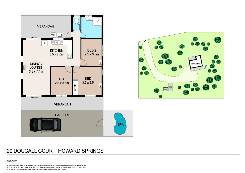 20 Dougall Court, Howard Springs, NT, 0835 - Floorplan 1