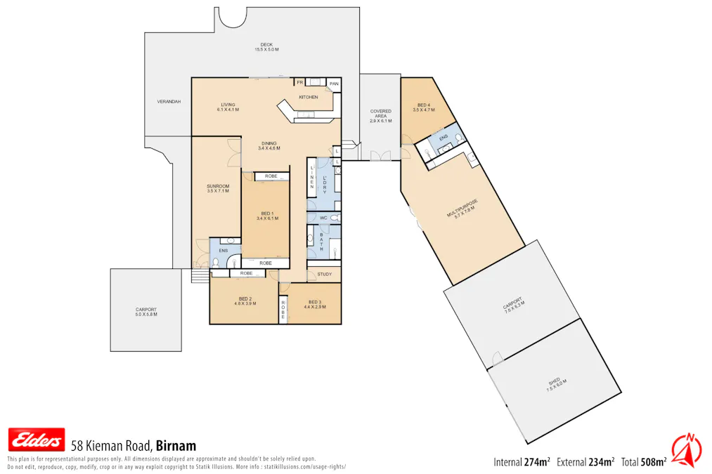 58 Kieman Road, Birnam, QLD, 4352 - Floorplan 1