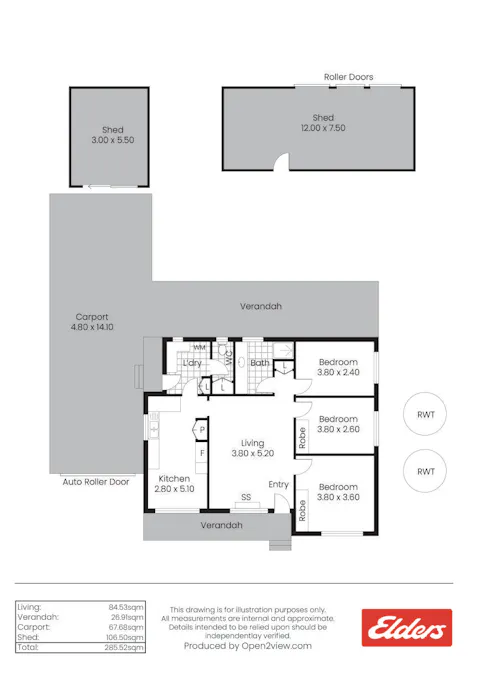 164 Jenkins Avenue, Whyalla Norrie, SA, 5608 - Floorplan 1