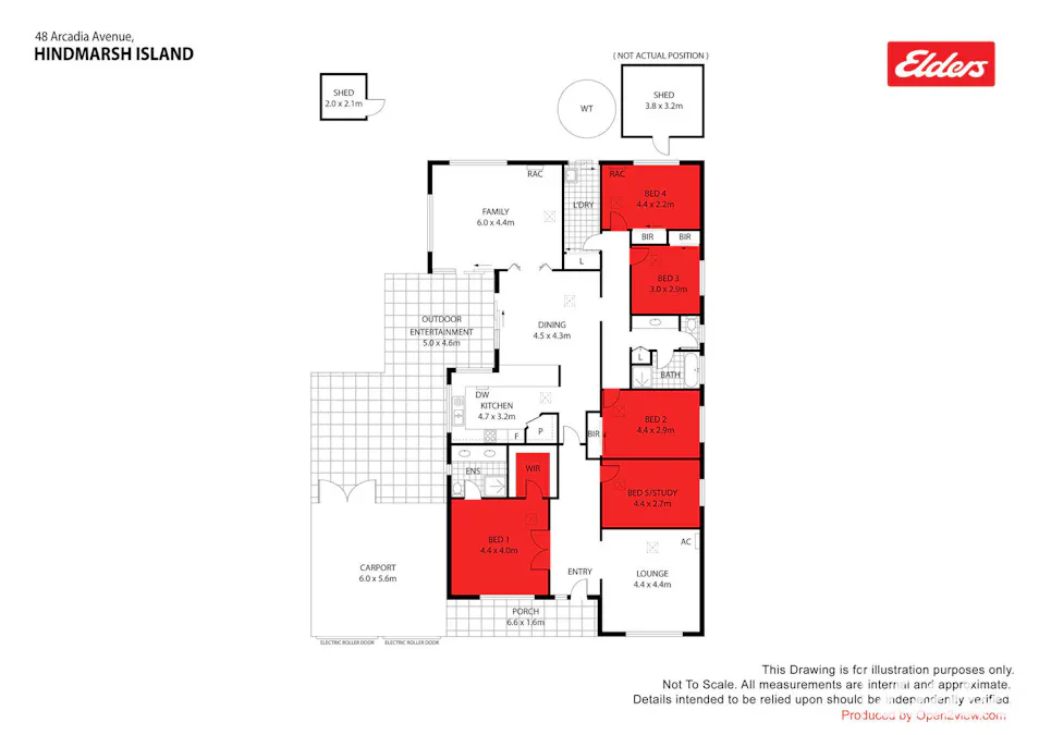 48 Arcadia Avenue, Hindmarsh Island, SA, 5214 - Floorplan 1