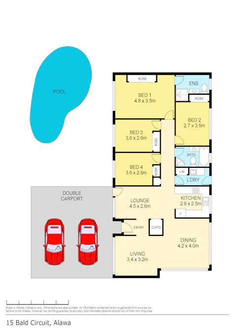 15 Bald Circuit, Alawa, NT, 0810 - Floorplan 1