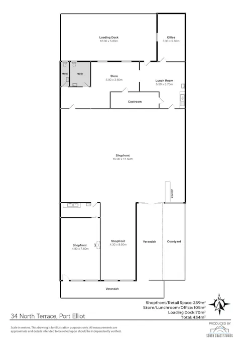 34 North Terrace, Port Elliot, SA, 5212 - Floorplan 1