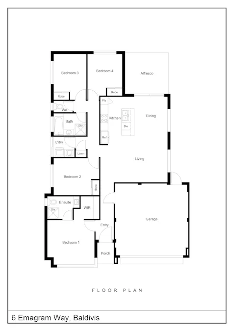 6 Emagram Way, Baldivis, WA, 6171 - Floorplan 1