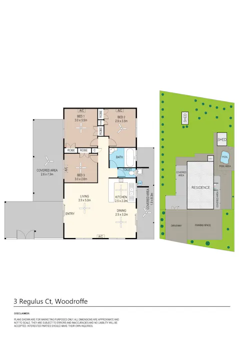 3 Regulus Court, Woodroffe, NT, 0830 - Floorplan 1