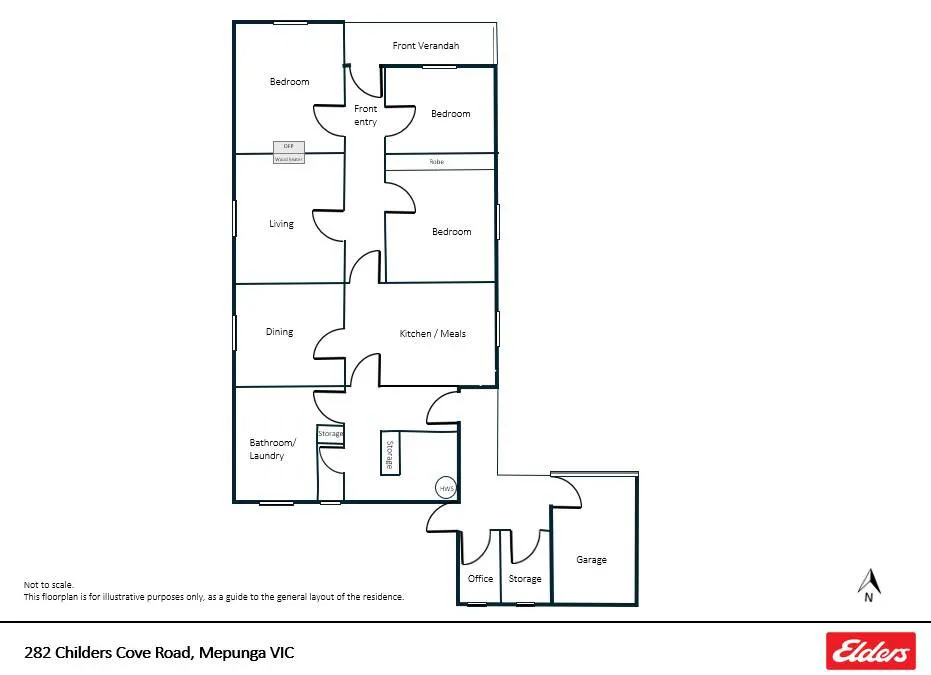 282 Childers Cove Road, Mepunga, VIC, 3277 - Floorplan 1