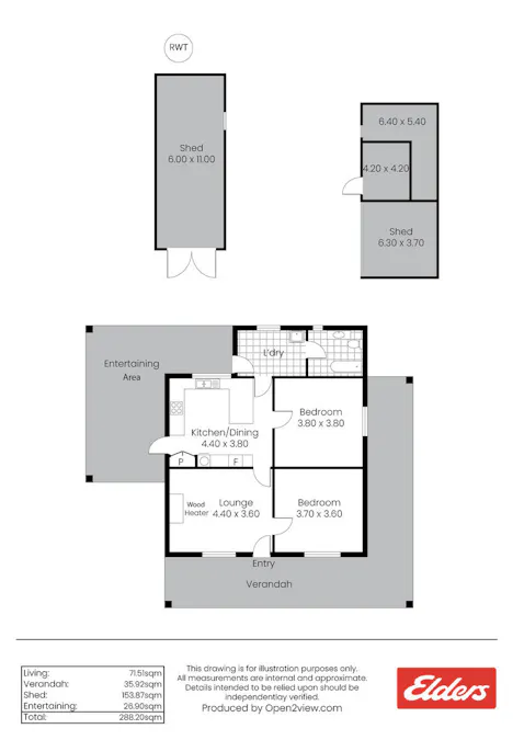 8 Houghton Street, Clare, SA, 5453 - Floorplan 1