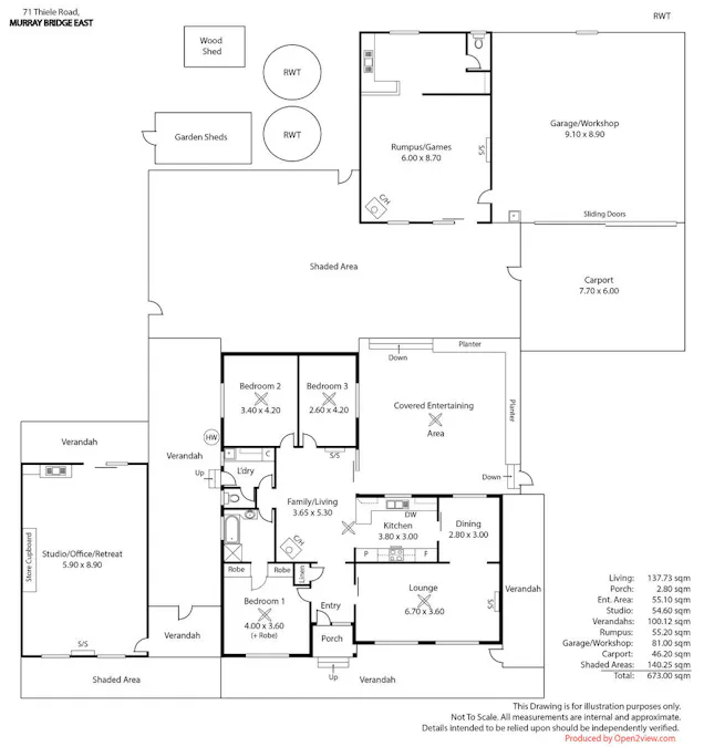 71 Thiele Road, Murray Bridge East, SA, 5253 - Floorplan 1