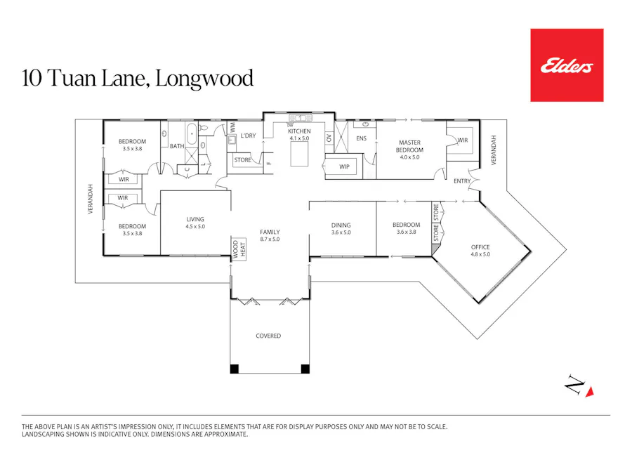 10 Tuan Lane, Longwood, VIC, 3665 - Floorplan 1