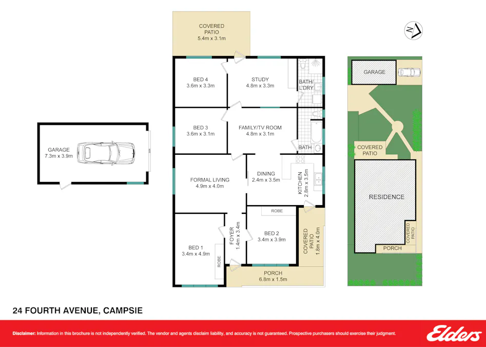 24 Fourth Avenue, Campsie, NSW, 2194 - Floorplan 1